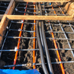 Construction d'une Fondation en Béton Armé pour un Bâtiment Durable Bonneville